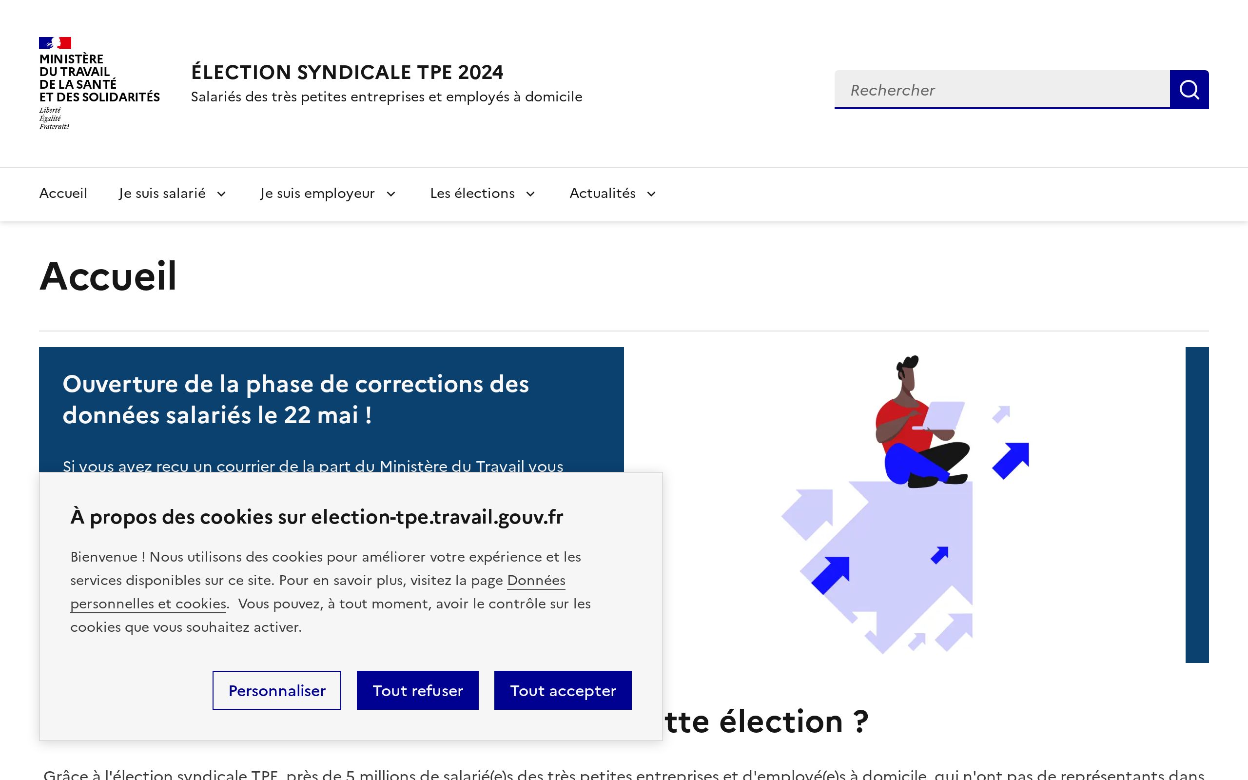 Copie d'écran de https://election-tpe.travail.gouv.fr